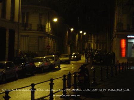 Heurts !!!!! Mouvement étudiant et Lyceens Dans La  Nuit Du 04 04 2006 6